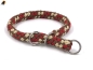 Preview: G2 Tauwerk Halsband Basic, rund geflochten, mit Zugstop, Chestnut