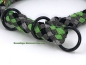 Preview: G2 Tauwerk Halsband Basic, rund geflochten, mit Zugstop, Green Flash