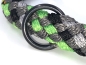 Preview: G2 Tauwerk Halsband Basic, rund geflochten, mit Zugstop, Green Flash