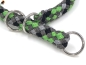 Preview: G2 Tauwerk Halsband Basic, rund geflochten, mit Zugstop, Green Flash