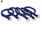 Preview: G2 Tauwerk Halsband Basic, rund geflochten, mit Zugstop, Kobaltblau