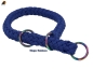 Preview: G2 Tauwerk Halsband Basic, rund geflochten, mit Zugstop, Kobaltblau