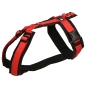 Preview: annyX Brustgeschirr Fun, schwarz/rot