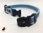 Preview: Halsband gummiert 19mm x 30-50cm, mit Metallverschluß, stufenlos verstellbar