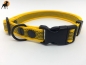 Preview: Halsband gummiert 19mm x 30-50cm, mit PVC-Verschluß, stufenlos verstellbar