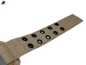 Preview: Nylon-Halsband XXL, 70mm, gefüttert, mit reflektierendem Streifen, beige