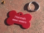 Preview: Hundemarke / Katzenmarke Knochen 40x27mm, Aluminium eloxiert, inkl. Gravur
