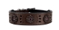 Preview: Hunter Nappaleder Halsband Virginia Rose 55cm x 39mm, tabak