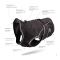 Preview: Hundemantel Uppsala Softshell, schwarz