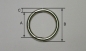 Preview: Ring, geschweißt, 15x3.0mm, Schwarz matt