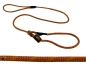 Preview: HWP Moxonleine mit Zugstop, Handmade, 6mm x 130cm, Fire