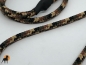 Preview: HWP Moxonleine mit Zugstop, Handmade, 6mm x 130cm, Camouflage