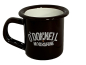 Preview: O´Donnell Emaille Mini-Tasse 50ml, Dunkelbraun (1 Stück)