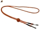 Preview: Pfeifenband Twin1 für 2 Pfeifen, 4mm, mit verstellbarem PVC-Federstopper