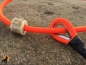 Preview: HWP Biothane Flüsterleine Coated Rope mit Kausche, 6mm x 320/350cm, OHNE Stop
