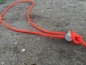 Preview: HWP Biothane Flüsterleine Coated Rope mit Kausche, 6mm x 320/350cm, OHNE Stop