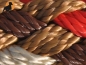 Preview: Tauwerk Doppelführleine G2, handgeflochten, 3-fach verstellbar, 12mm x 230cm, Indian Summer