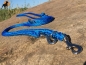 Preview: G1 Tauwerk Doppelführleine 3-fach verstellbar, 9mm x 230cm, Blau