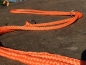 Preview: G1 Tauwerk Doppelführleine 3-fach verstellbar, 9mm x 230cm, Lachs