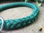 Preview: G2 Tauwerk Halsband Basic, rund geflochten, mit Zugstop, Tanne