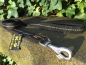 Preview: Julius K9 Schlauchband Führleine 25mm x 1,2m, schwarz/gelb