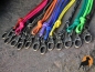 Preview: Nylon Pfeifenband Basic Antik 3mm mit Karabiner Altmessing