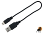Preview: Flash USB Leuchtband XS-S, 35cm / 18mm, grün (Langhaar)