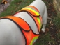 Preview: ZanTex Hundewarnweste mit Rückenöffnung, Gr. 3, Signalorange
