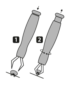 Zeckenzange aus Kunststoff (1 Stk.)