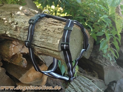 Feltmann Schlauchband-Brustgeschirr Gr.1, Schwarz