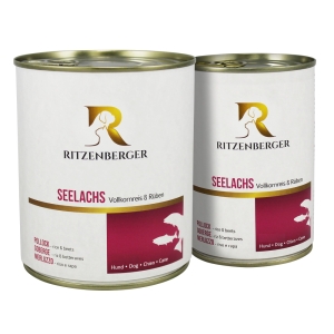 Ritzenberger Dosenmenue 800g, Seelachs mit Vollkornreis & Rüben