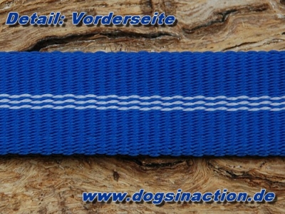 Preview: Feltmann Vario-Schlauchbandleine 25mm, Blau