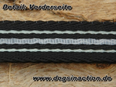 Preview: Feltmann Reflect Vario-Leine 25mm, Schwarz