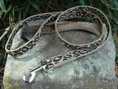 SUCHtrupp-Kurzleine, Kurzführer, Schlüsselband, Design: LEO (Leopard), 44cm