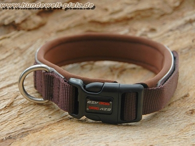 Ezydog Halsband, Größe XS, Braun