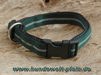 Halsband Dogstyle Soft 15mm, Grün