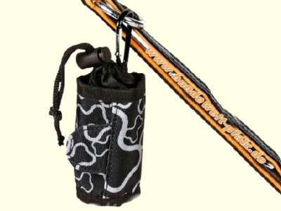 Beutelspender f. Kotbeutel, Nylon, schwarz