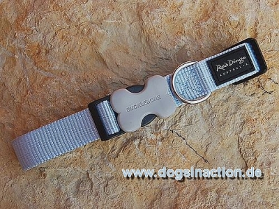 Preview: Red Dingo Halsband 12mm, hellblau