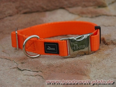 Hunter Halsband Vario Basic Alu-Strong, M, Orange
