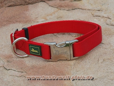 Hunter Halsband Vario Basic Alu-Strong, M, Rot