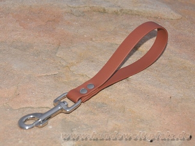 Biothane Beta Kurzführer 13mm x 25cm m. HS, Karabiner verchromt