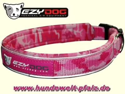 Ezydog Halsband, Größe XS, Camou Pink