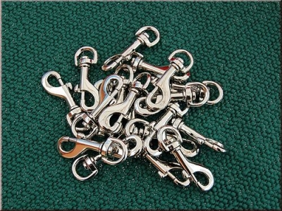Bolzenhaken mit Ring, klein, 60mm