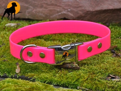 HWP Biothane Crystal HB 25mm mit Alu-Verschluß, Pink