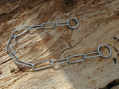 Kettenhalsung 68cm/4mm, Edelstahl