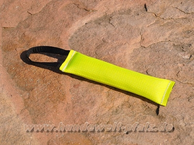 Beisswurst aus Schlauchmaterial 8x25cm, 150g, Signalgelb
