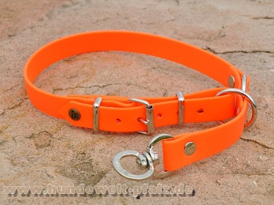 Akah Biothane Beta HB 45cm, m.Zugentlastung, Signalorange