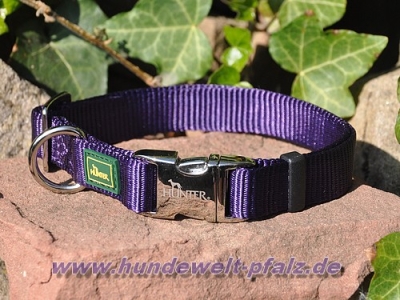 Hunter Halsband Vario Basic Alu-Strong, S, Violett