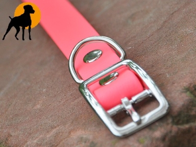 Biothane BETA Halsband 32cm x 19mm, Pink