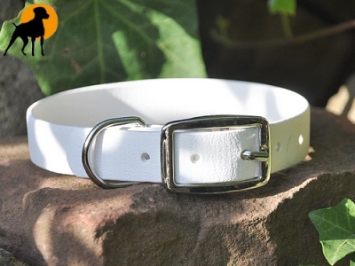 Biothane BETA Halsband 32cm x 19mm, Weiß